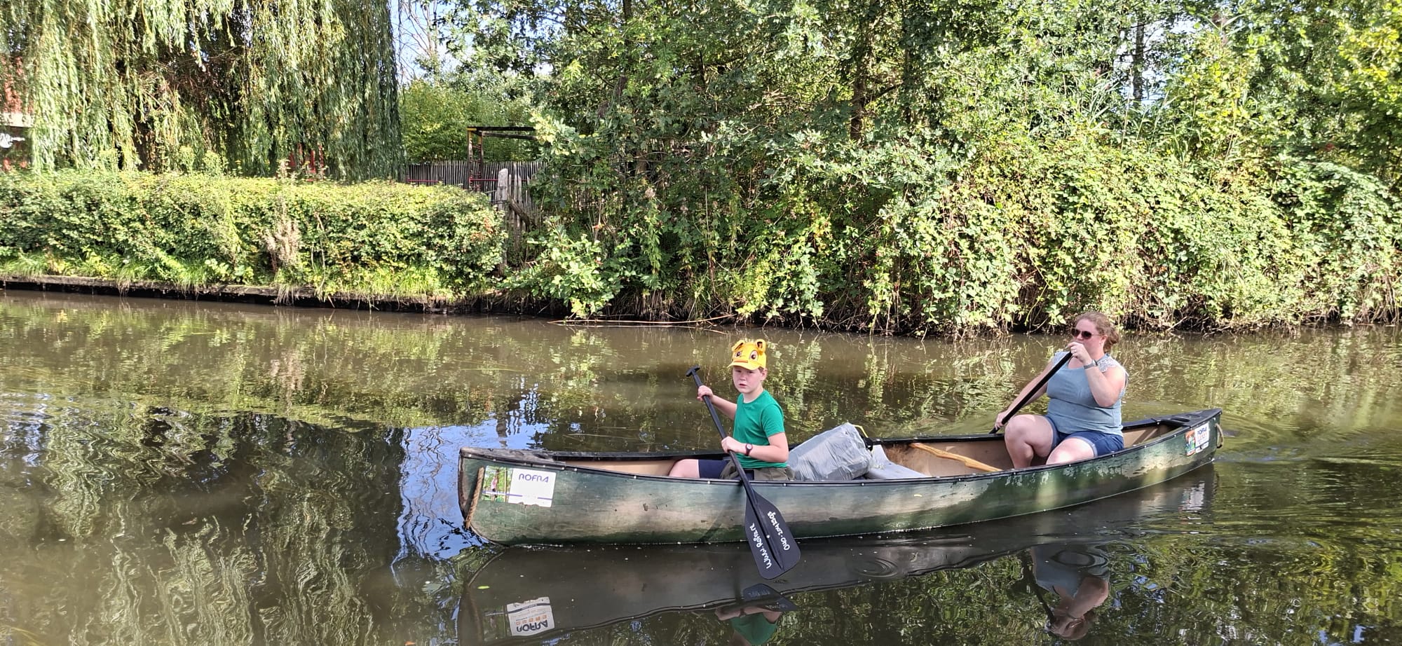 Kanovaren op de Dommel