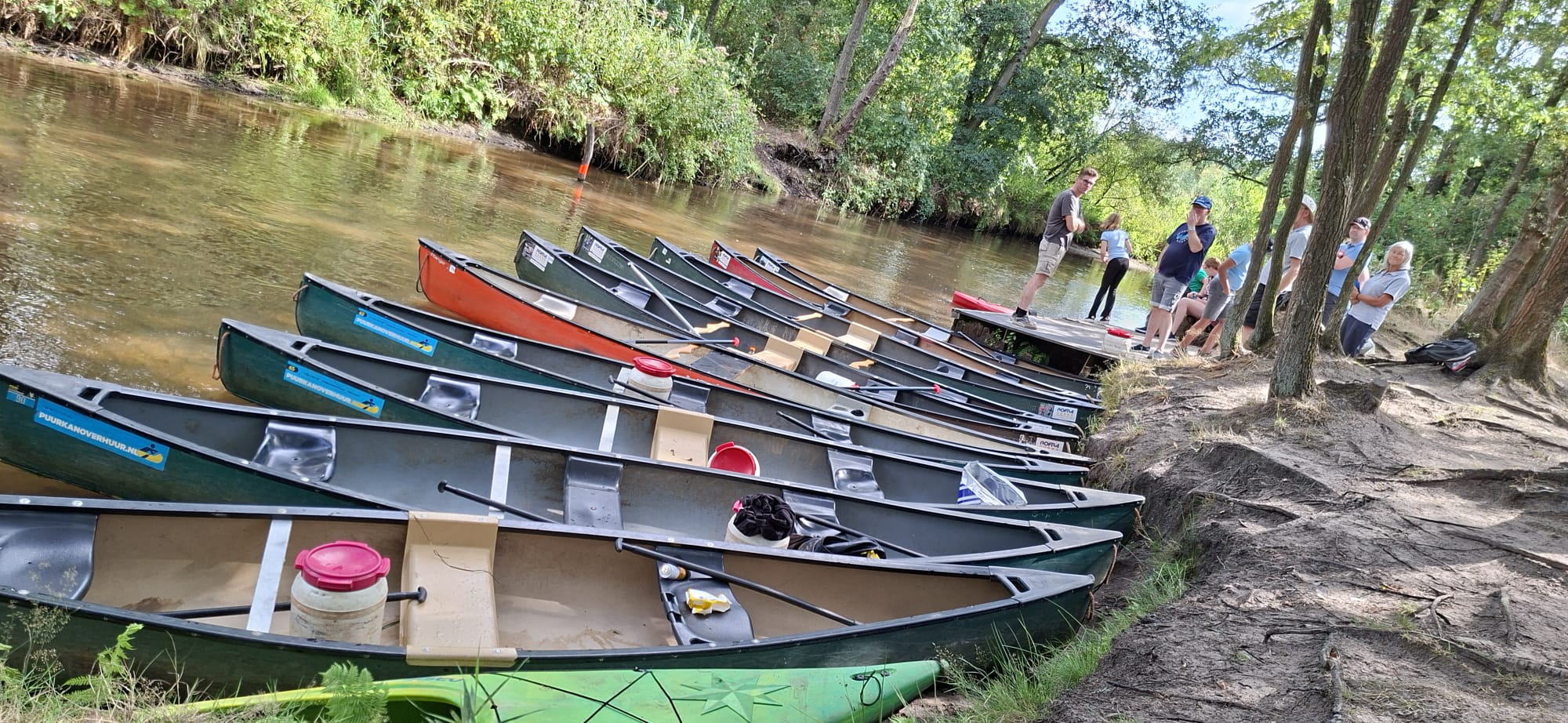 Kanovaren op de Dommel