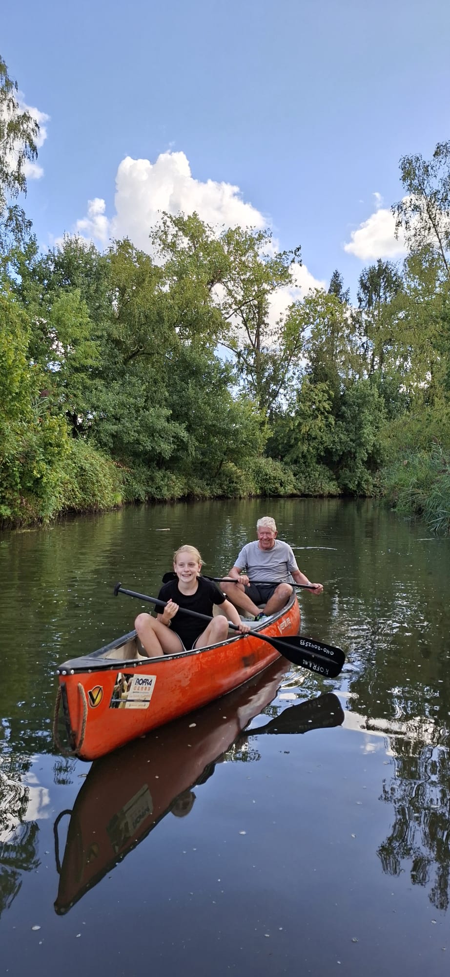 Kanovaren op de Dommel