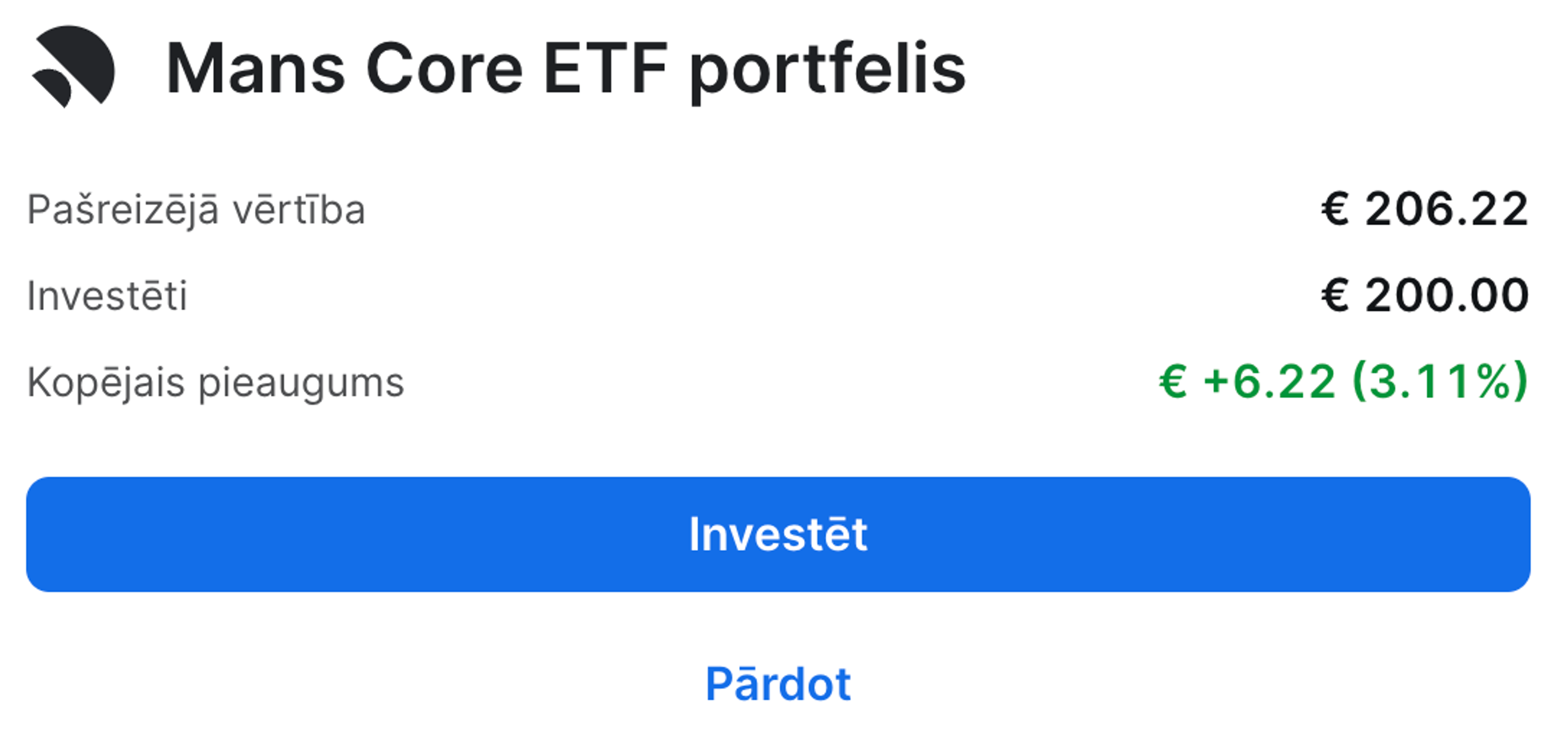 Investēju Mintos ETF