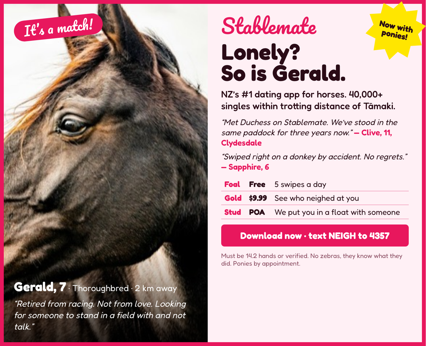 Horse Tinder