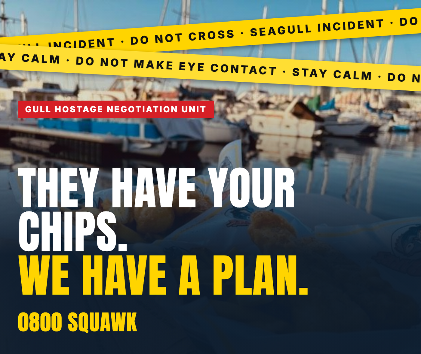 Gull Hostage Negotiation Unit: they have your chips. We have a plan.