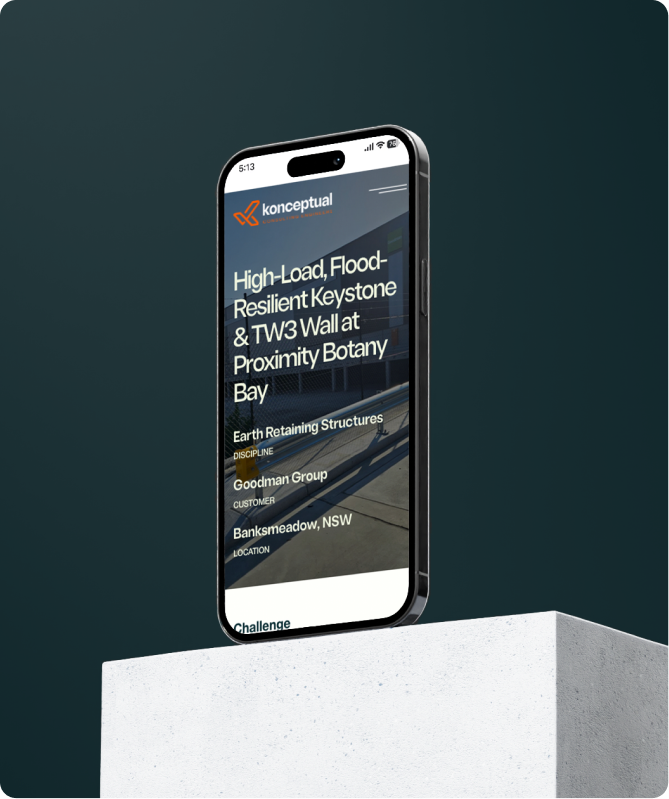 Konceptual UI design detail