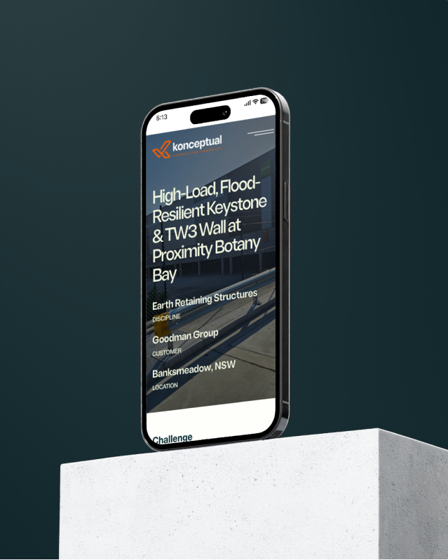 Konceptual UI design detail