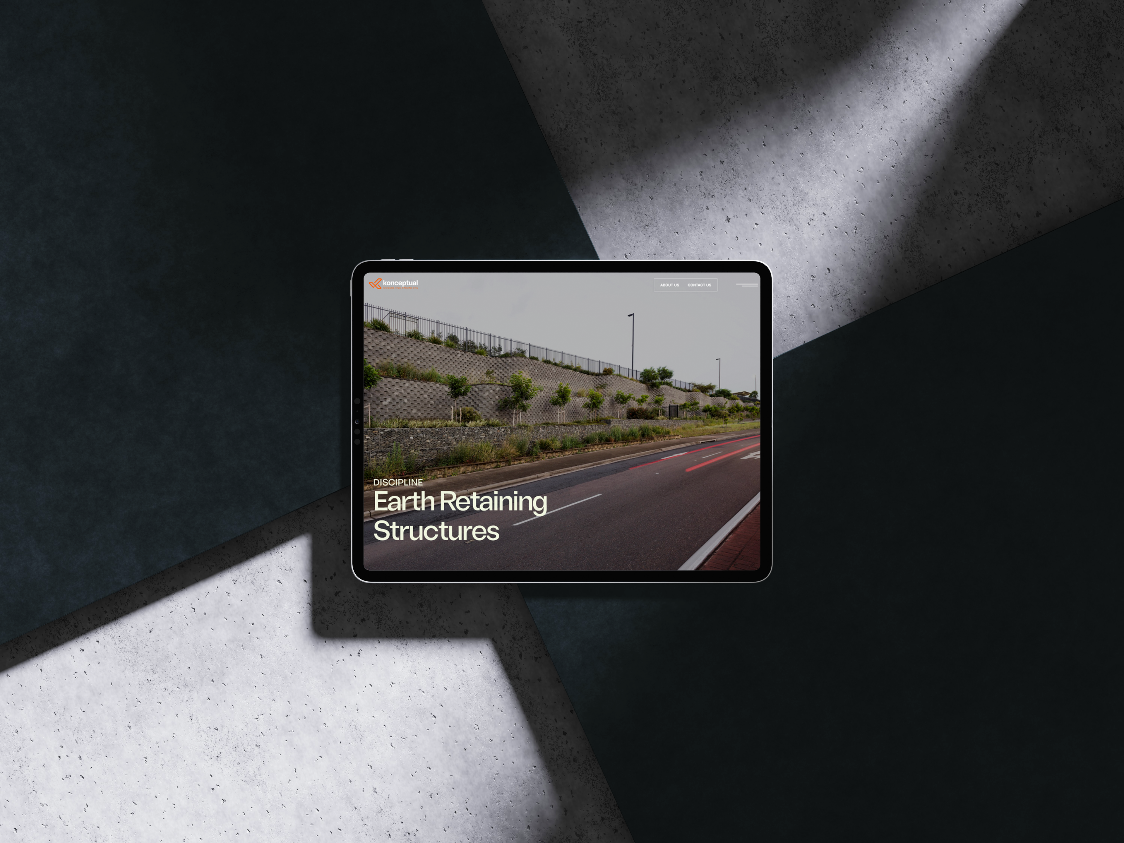 Konceptual UI design photograph