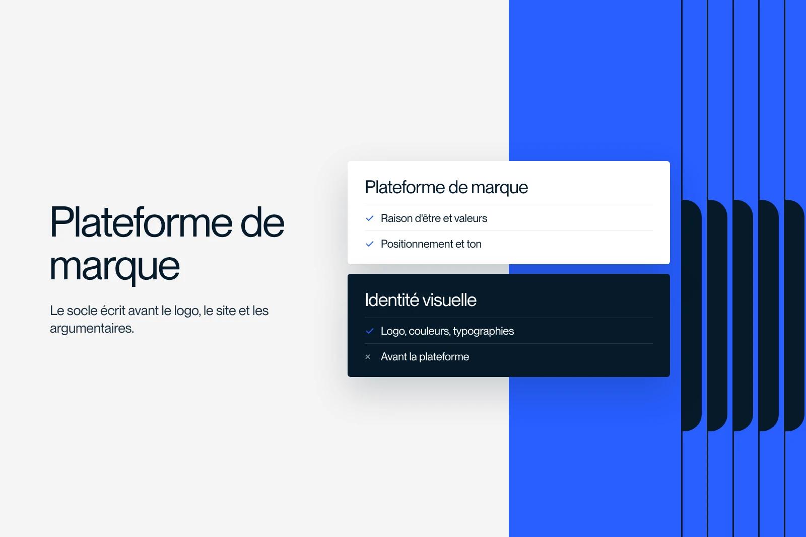 Miniature Synqro : la plateforme de marque, raison d'être et positionnement, posée avant l'identité visuelle