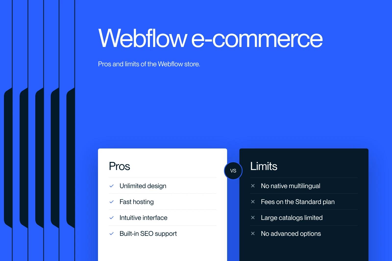 Synqro thumbnail: the strengths and limits of Webflow e-commerce