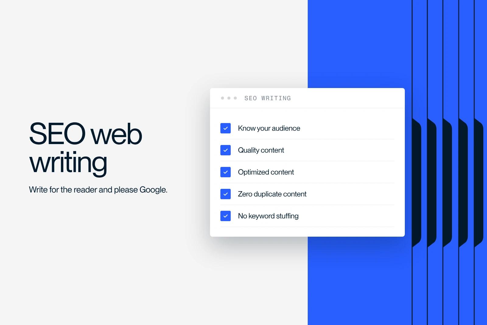 Synqro thumbnail: web writing best practices for SEO