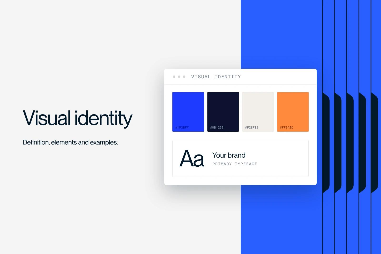 Synqro thumbnail: color palette and type specimen of a visual identity