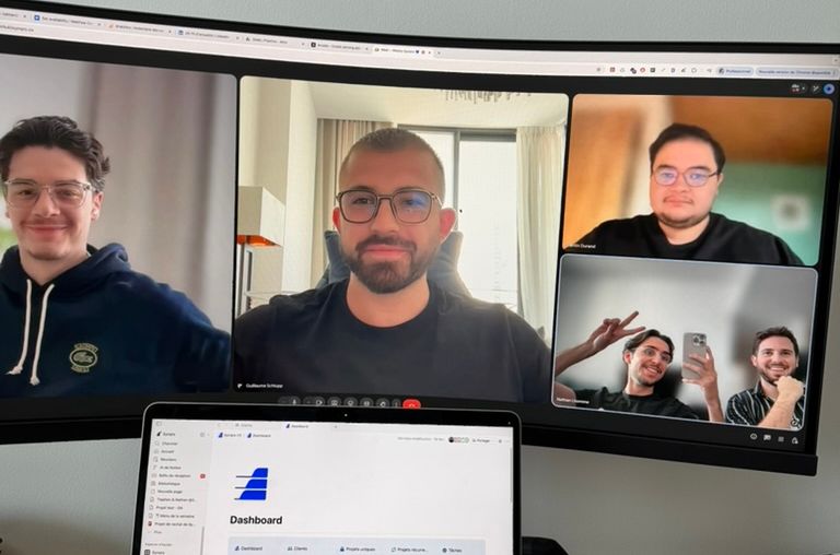 Team call, cameras on