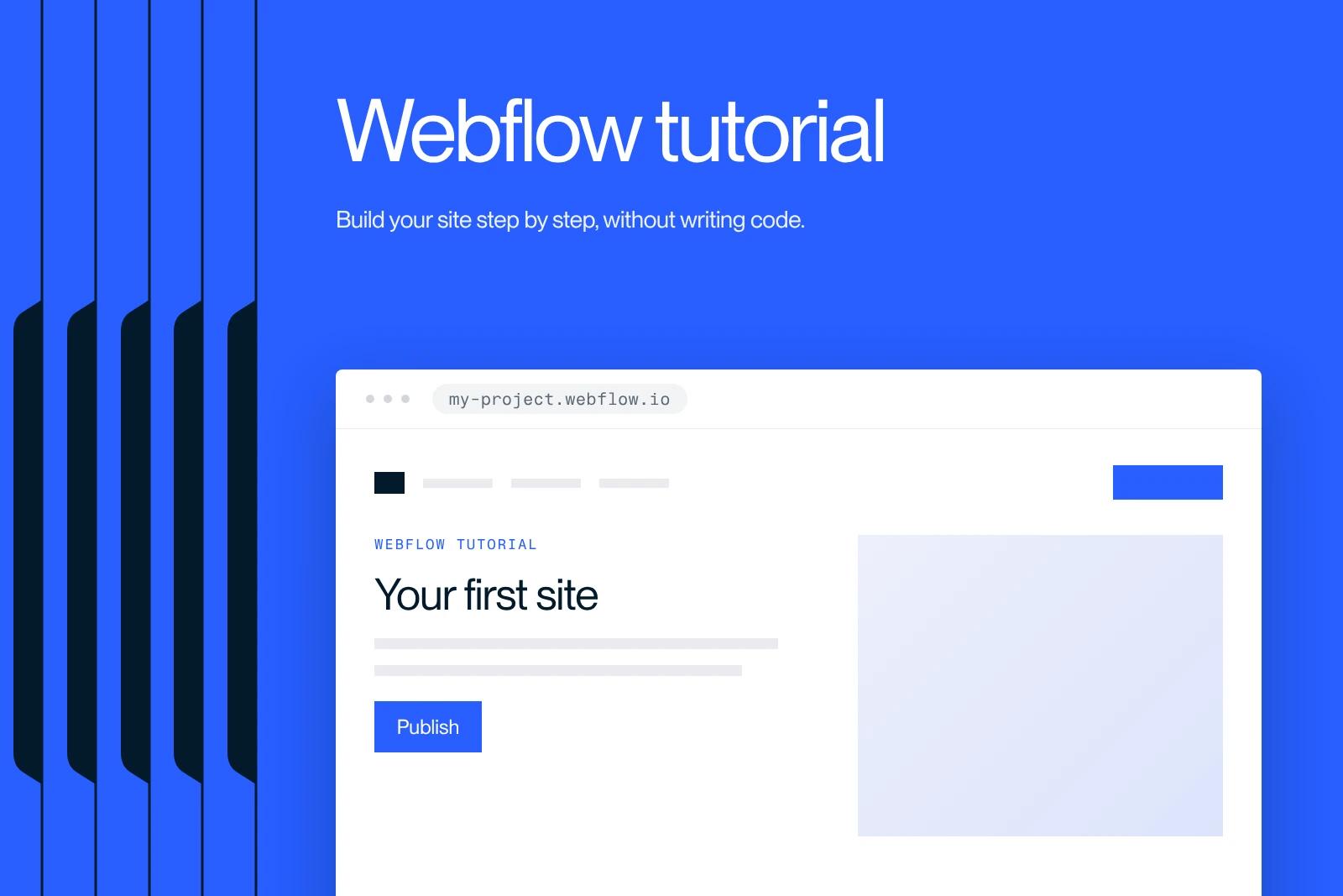Synqro thumbnail: a first Webflow site ready to publish