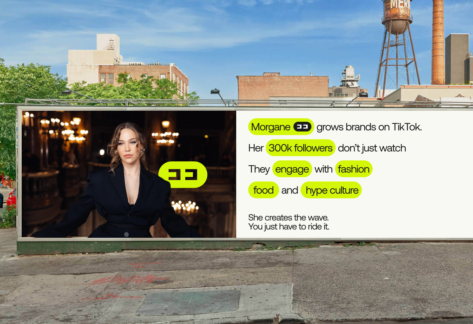 Sleeq billboard: Morgane grows brands on TikTok