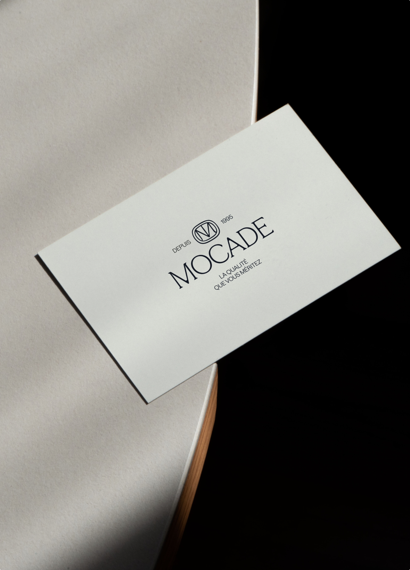 Mocade business card