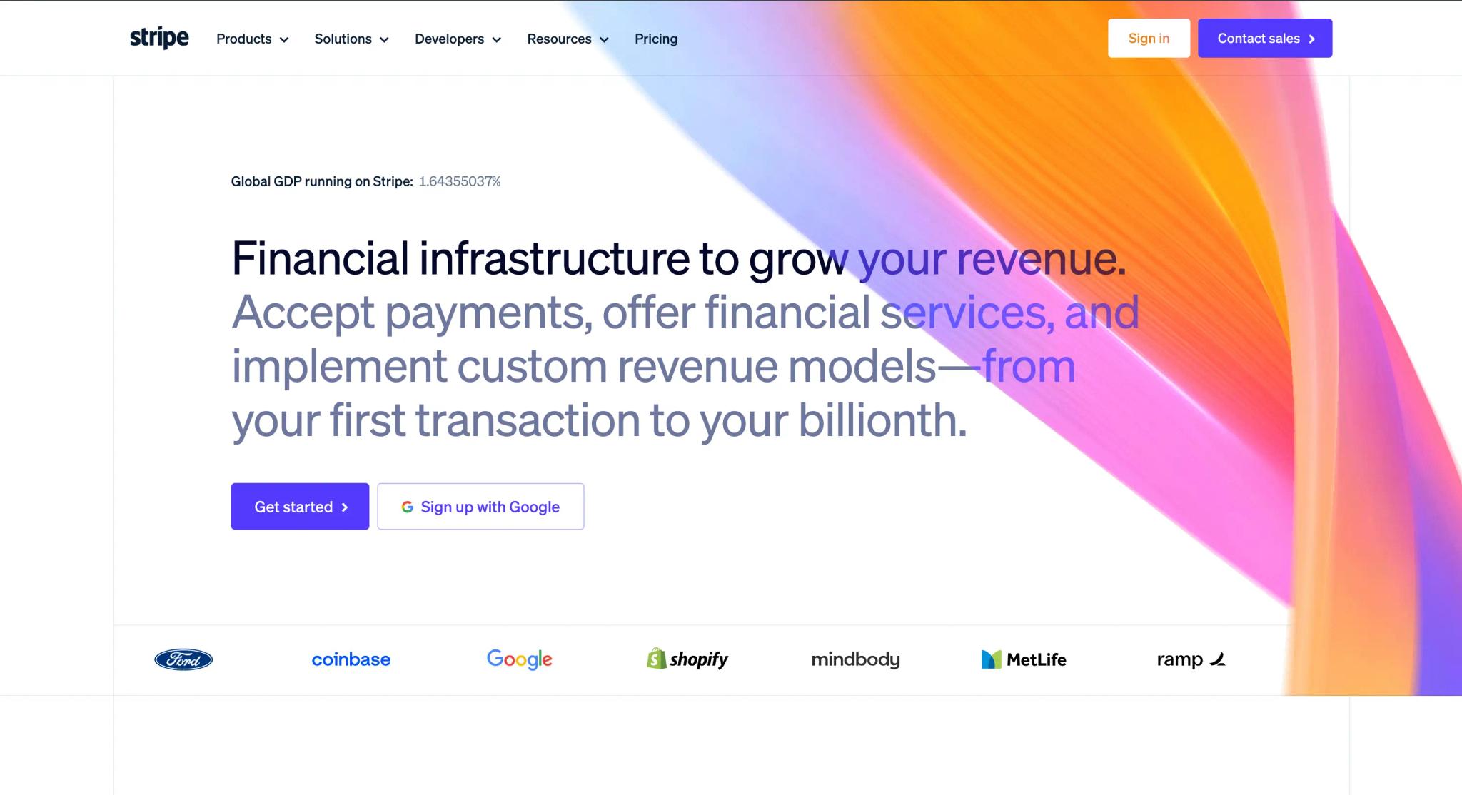 Le site Stripe, référence de design web en 2026