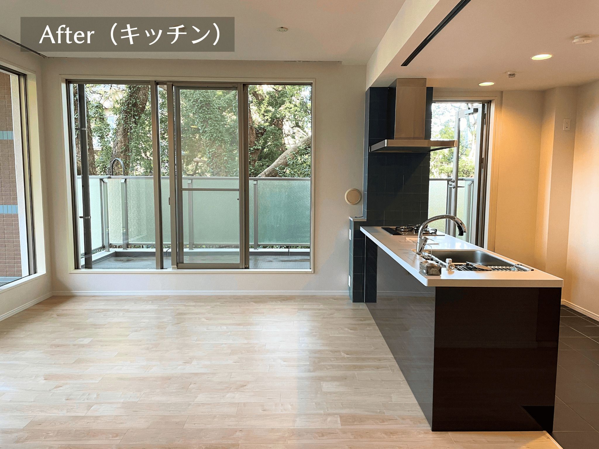 ペニンシュラキッチンのある暮らしの写真 6