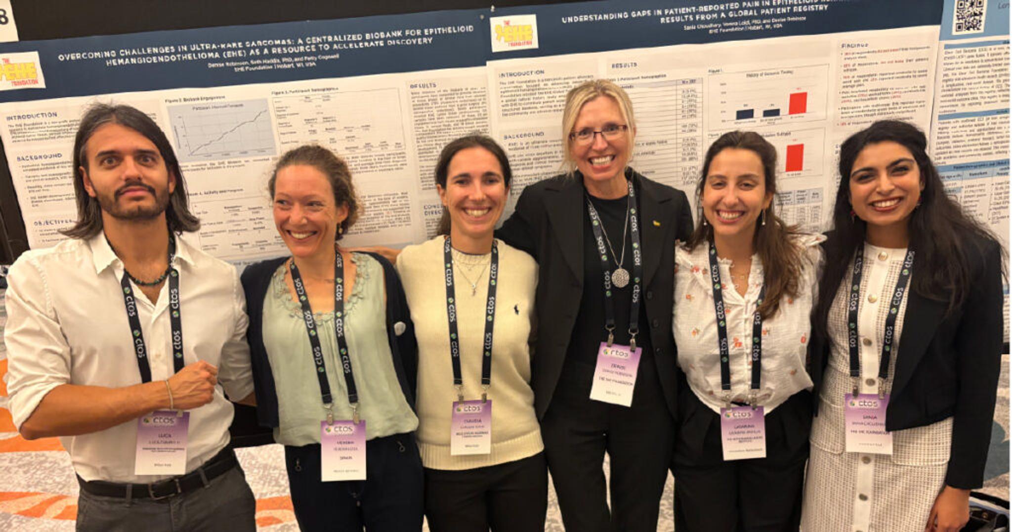 Luca Zambelli, MD (Istituto Nazionale Tumori), Verena Loidl, PhD (SPAGN), Claudia Giani, MD (Istituto Nazionale Tumori), Denise Robinson, Catarina Padilla, MSc (Netherlands Cancer Institute), Sania Choudhary (EHE Foundation)