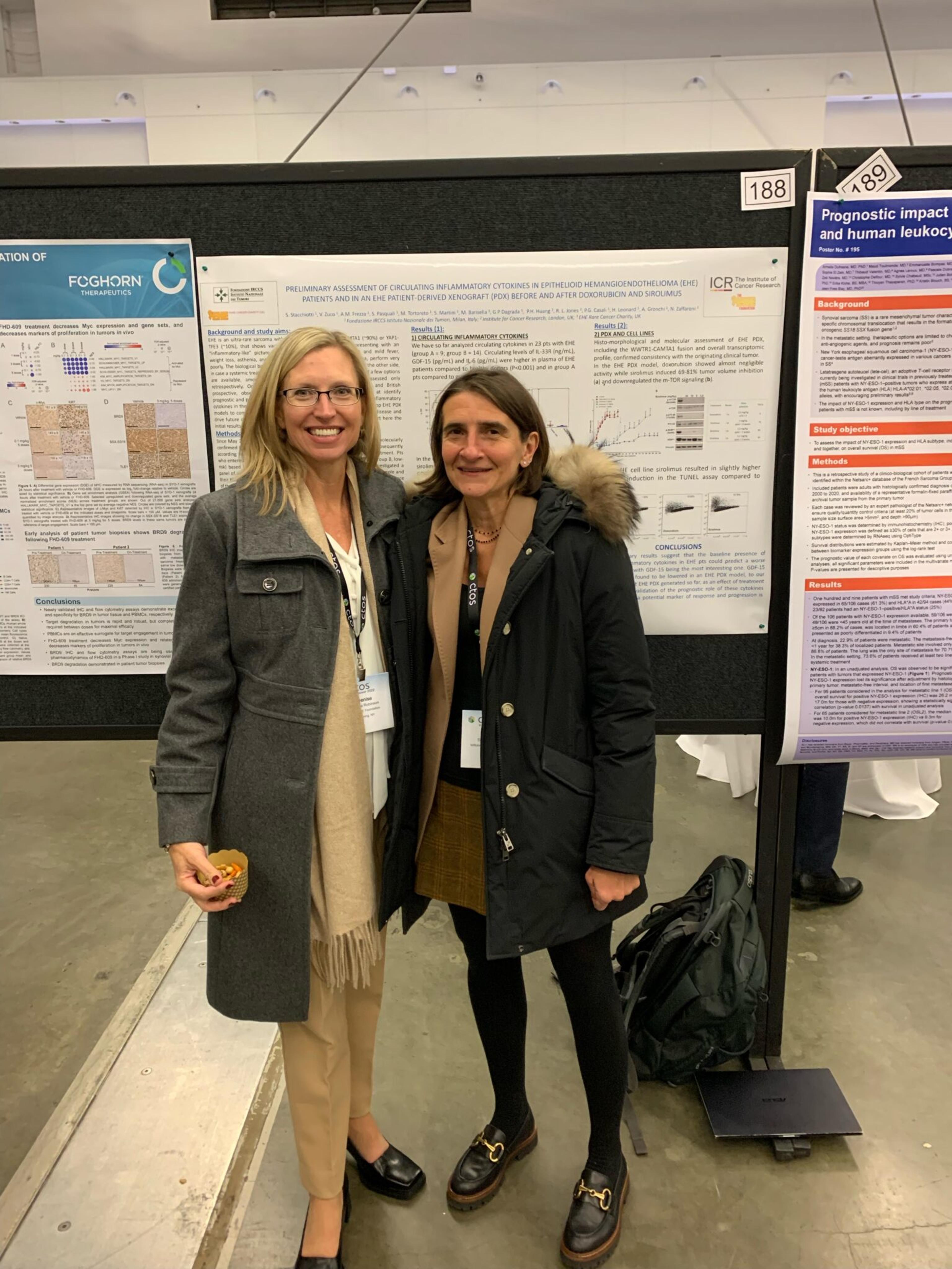 Denise Robinson and Silvia Stacchiotti, MD