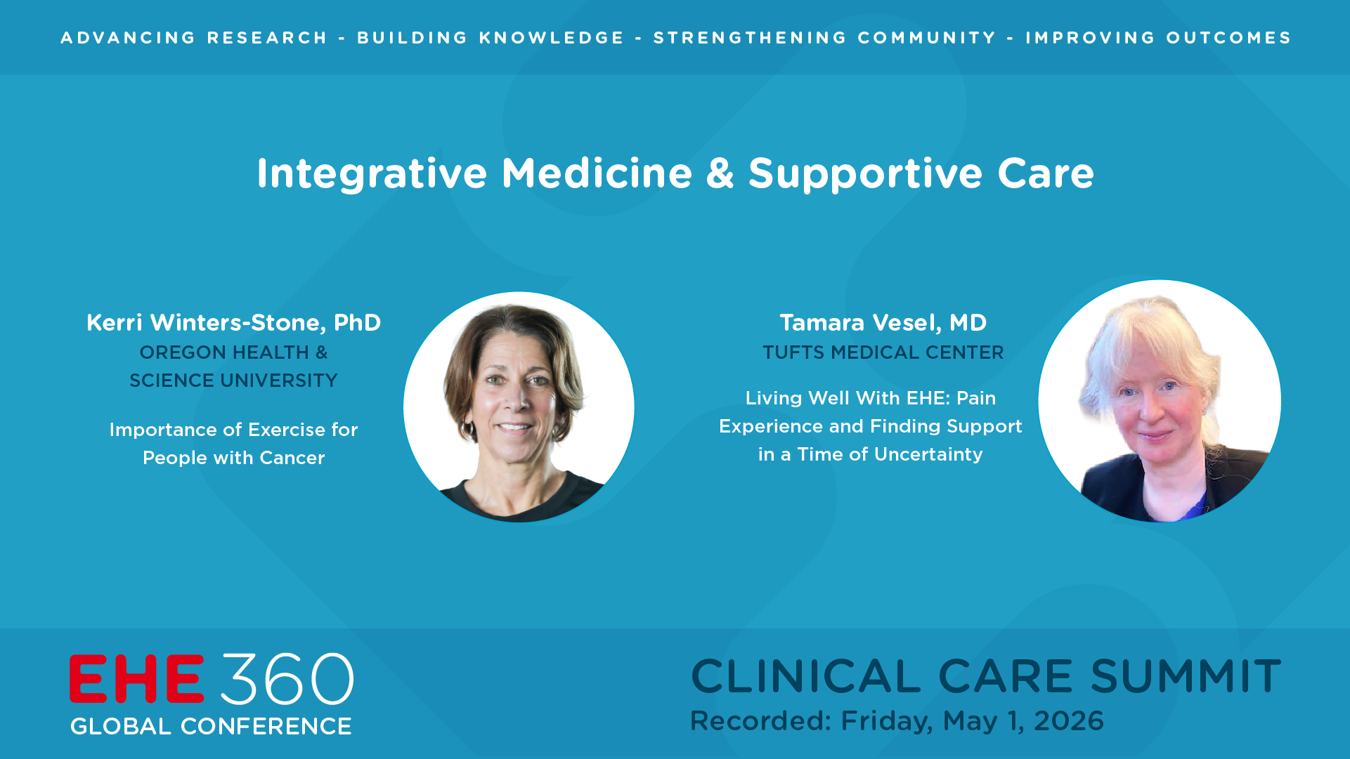 Kerri Winters-Stone, PhD, Oregon Health & Science University; Tamara Vesel, MD, Tufts Medicine present integrative medicine and supportive care