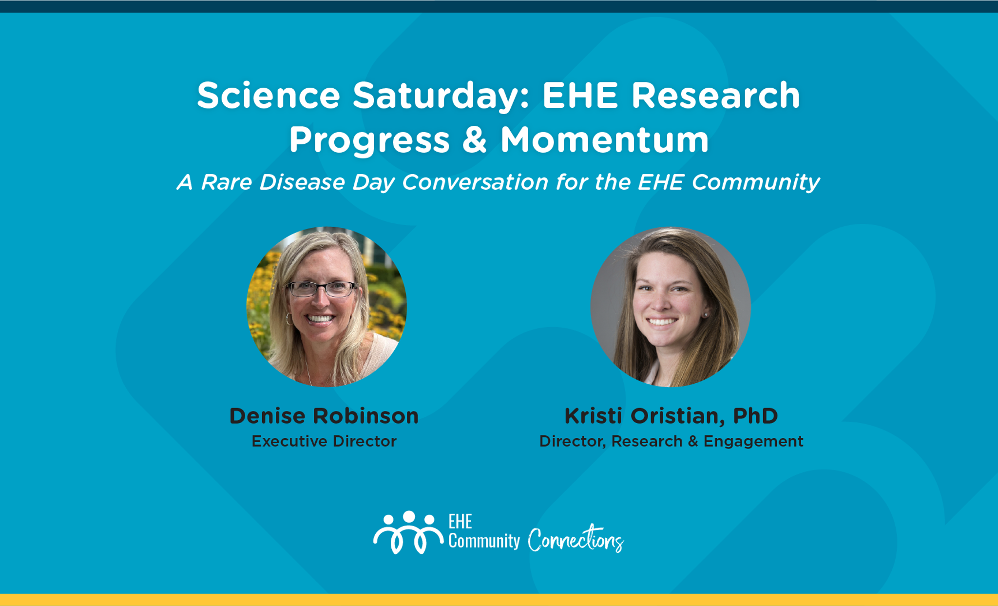 cover slide for EHE Research Progress & Momentum