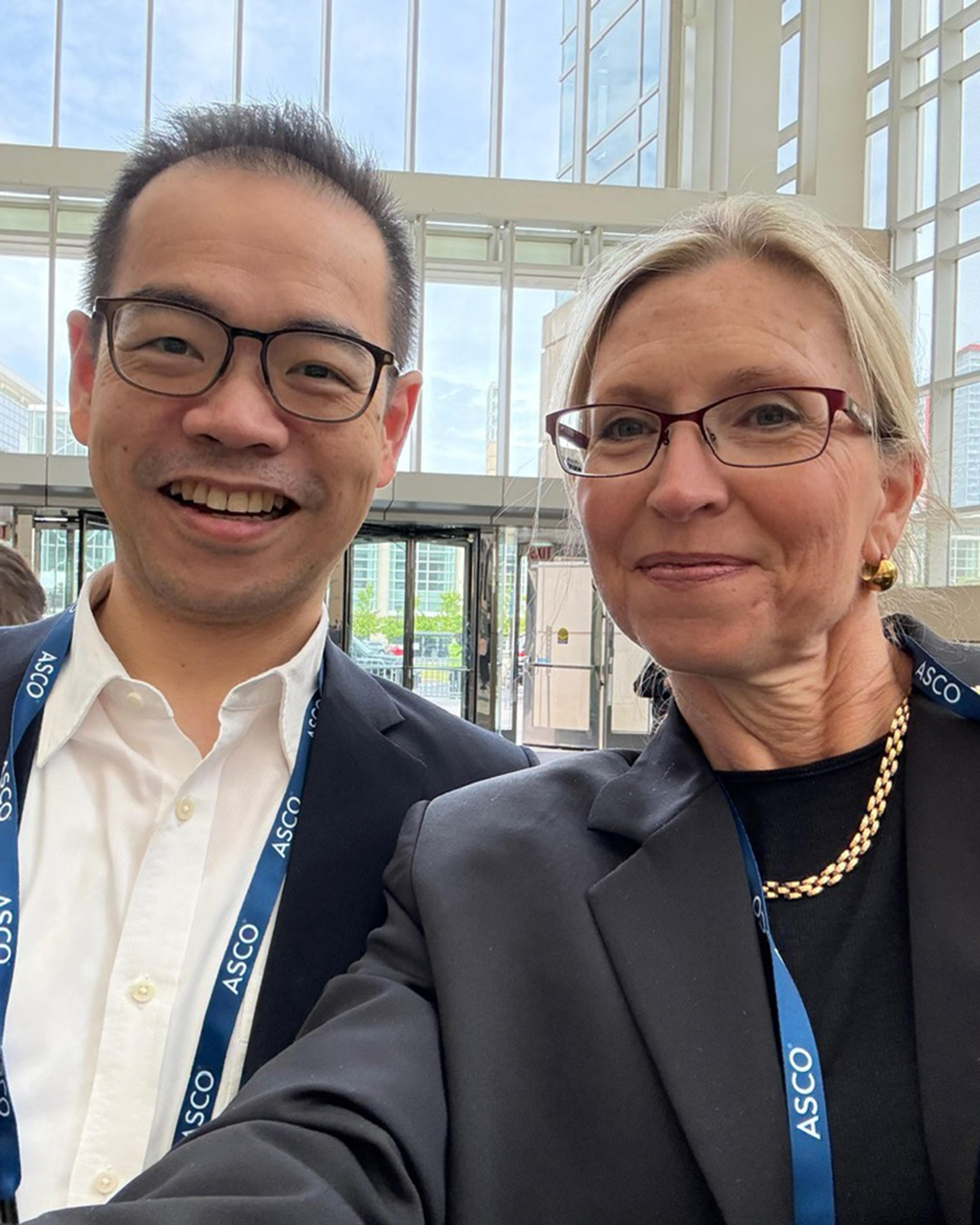 Dr. Tom Chen and Denise Robinson
