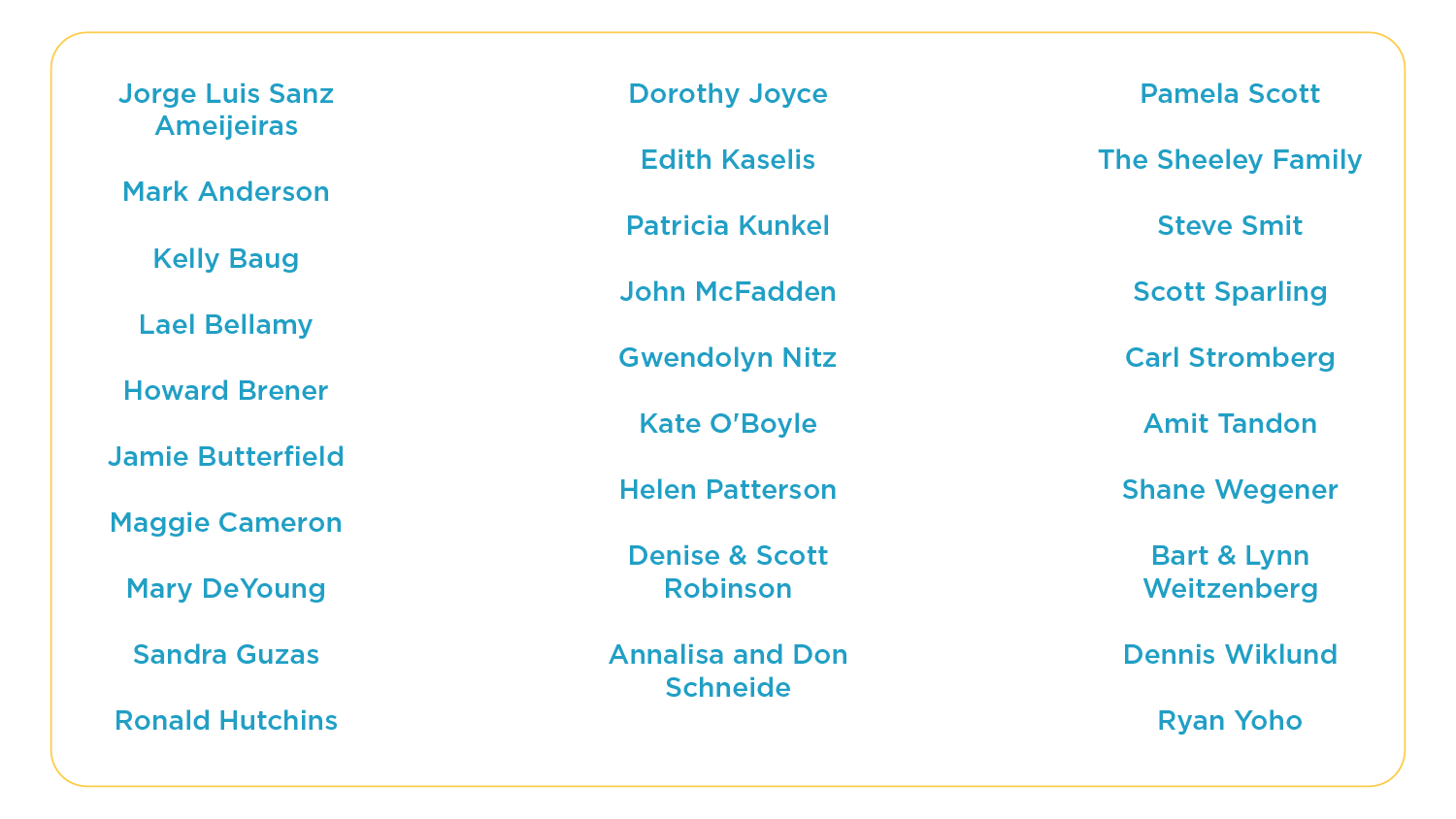 list of EHE Catalysts