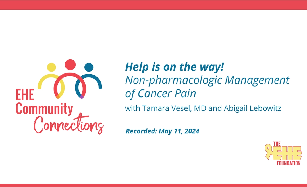 Help is on the way! Non-pharmacologic Management of Cancer Pain