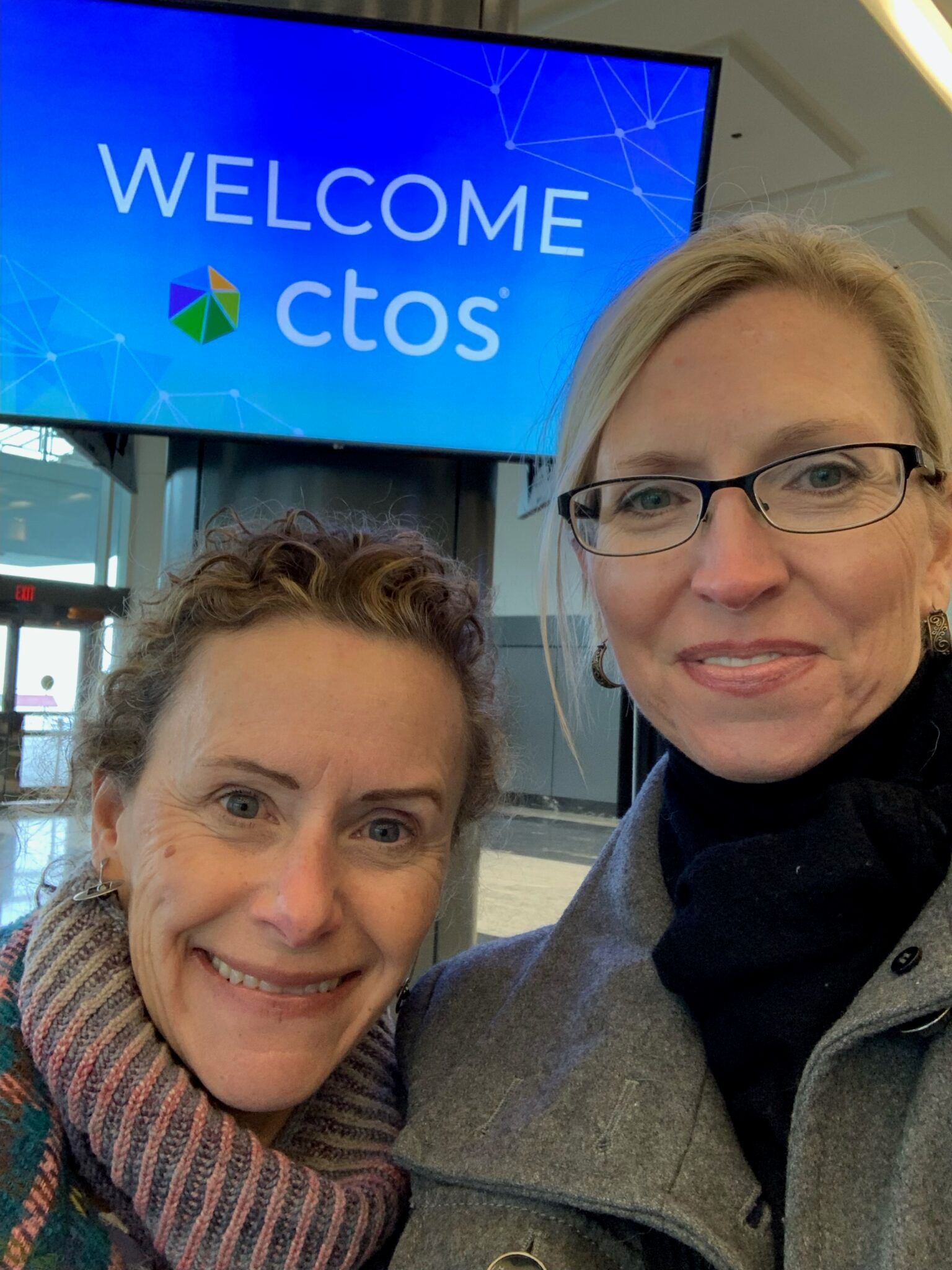 Patty Cogswell, EHE Biobank Coordinator with Denise Robinson, Director of Research