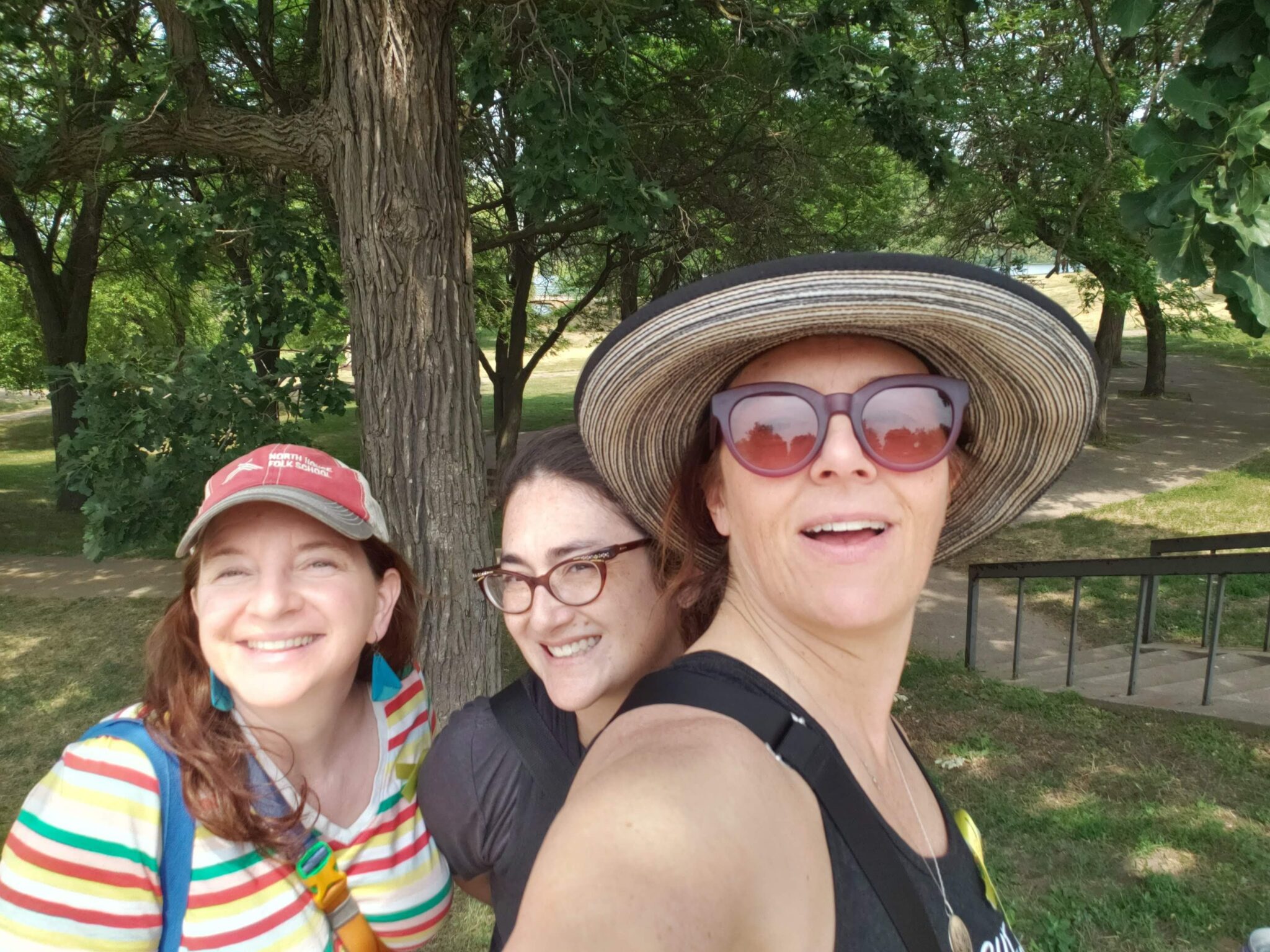 Julie Falkner's selfie with friends