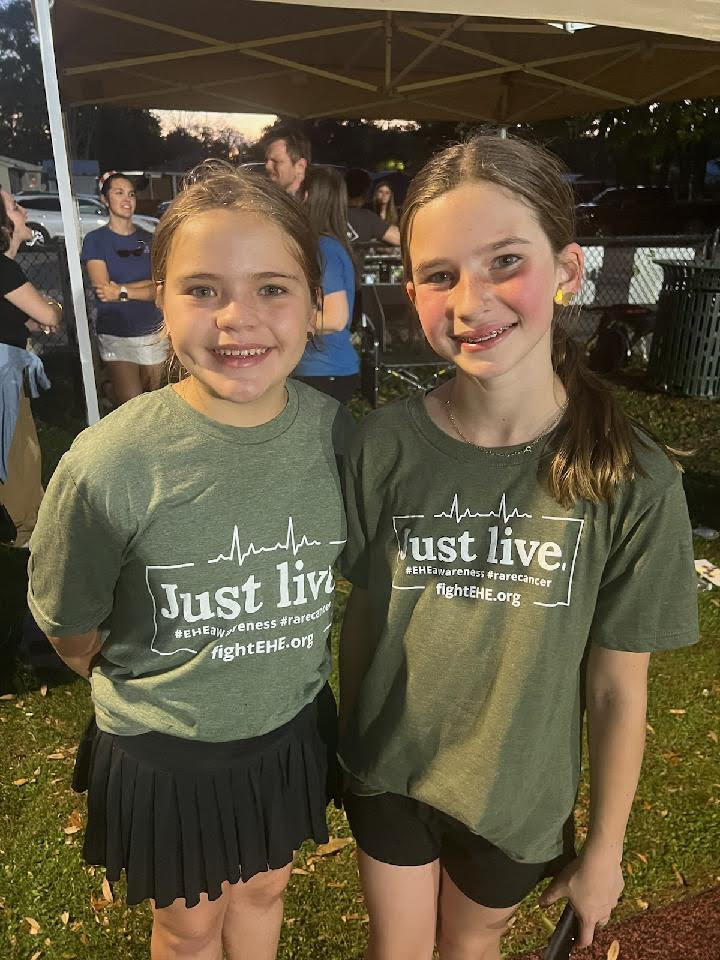 Two children in matching tshirts