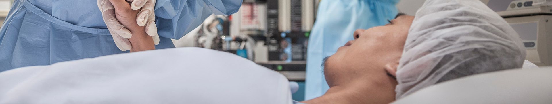 surgeon and patient pre-procedure