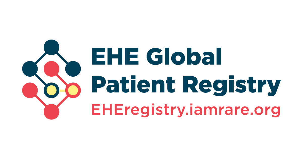 A graphic that reads: EHE Global Patient Registry eheregistry.iamrare.org