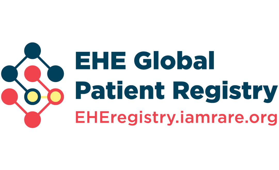 A graphic that reads: EHE Global Patient Registry eheregistry.iamrare.org