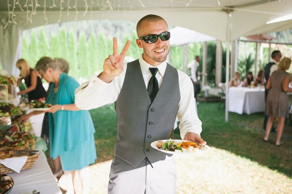 Brian Frant at a wedding