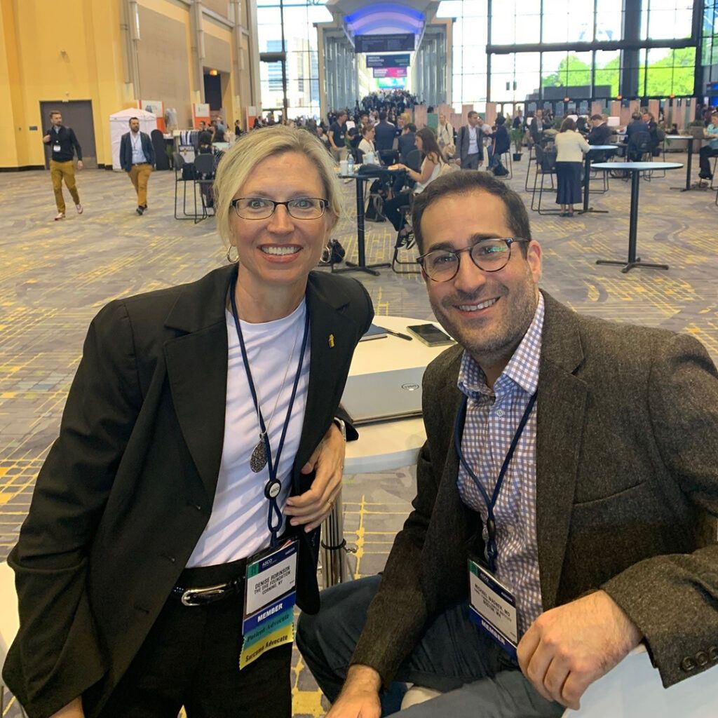 Greg Cote, MD, PhD and Denise Robinson
