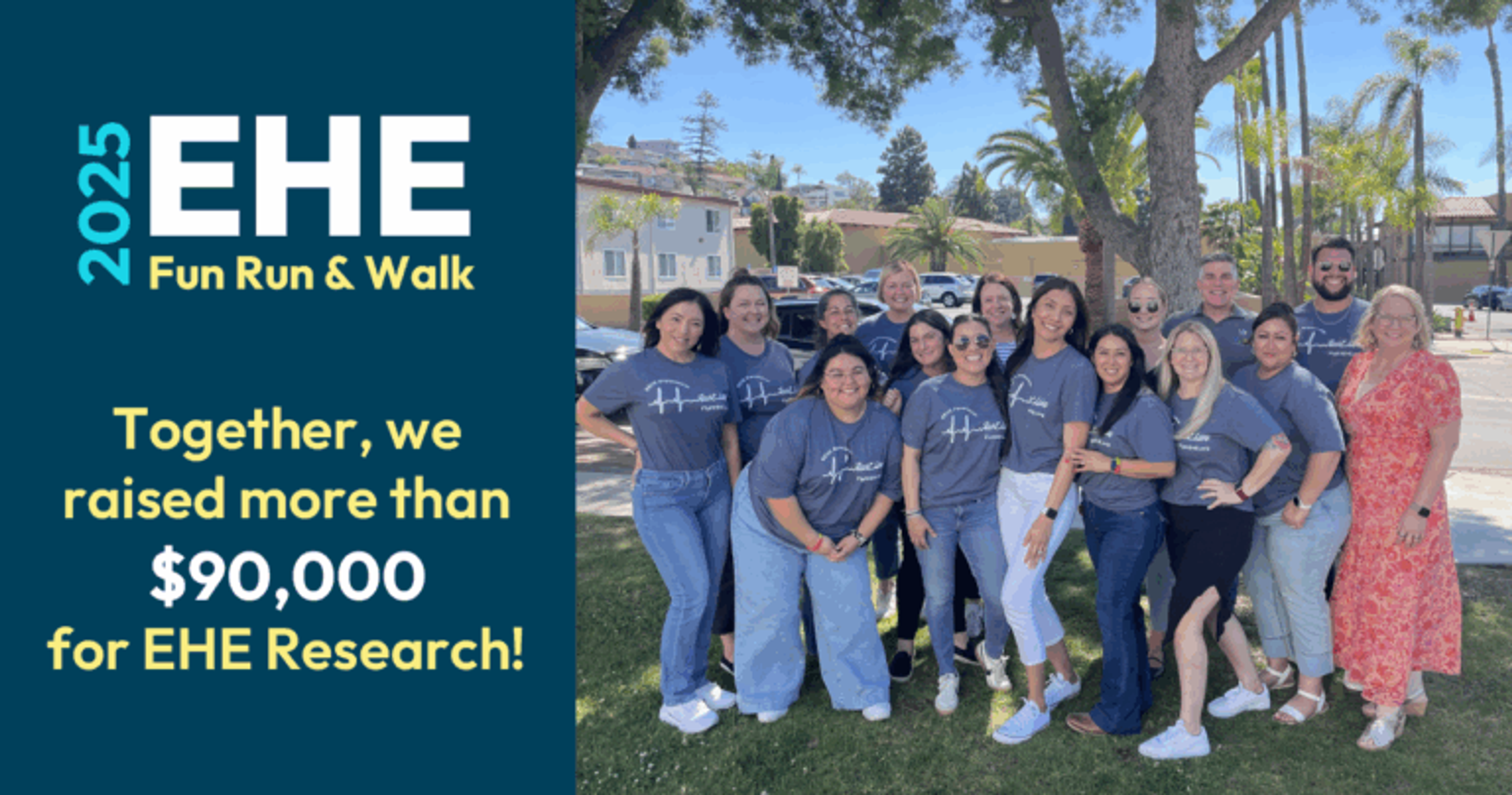 A group of folks who came out for the Fun Run & Walk