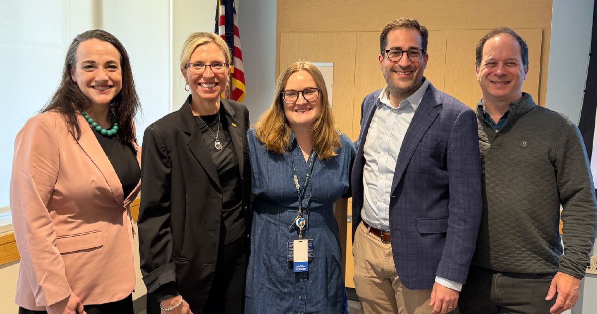Pictured: Priscilla Merriam, MD, Denise Robinson, Caitlin McDonough, LICSW, Michael Wagner, MD, Andrew Wagner, MD, PhD