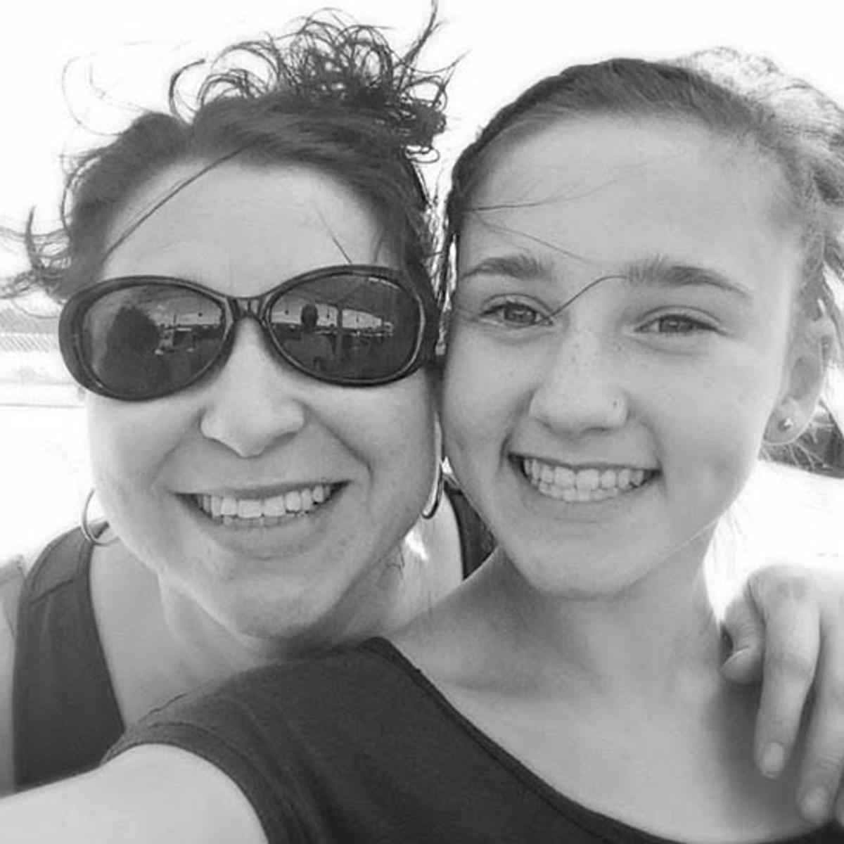 Laney and Julie take a selfie together.