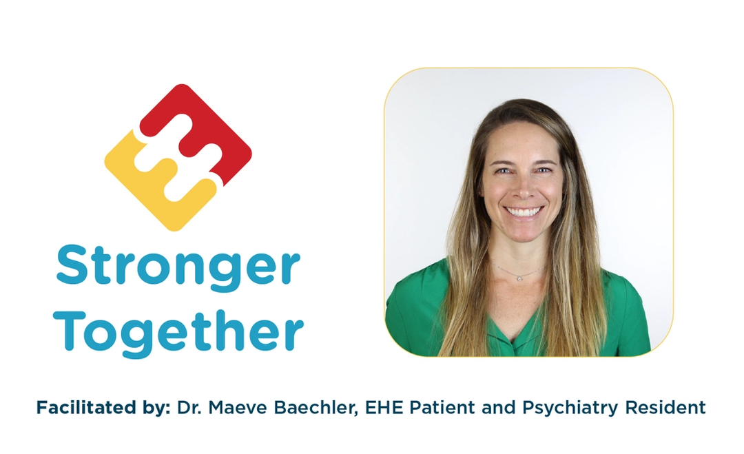 Stronger Together Graphic featuring Dr. Maeve Baechler