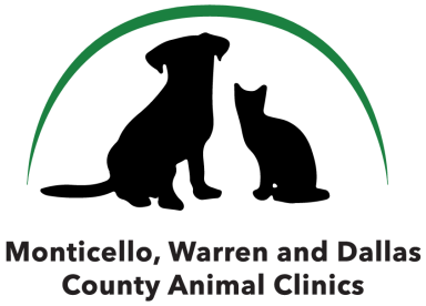 Monticello, Warren and Dallas County Animal Clinics logo