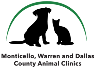 Monticello, Warren and Dallas County Animal Clinics logo