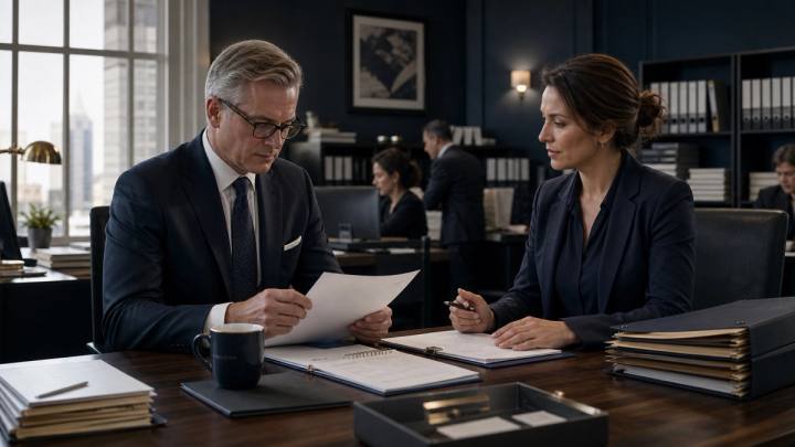 Accounting firm leader reviews service capacity states, qualified inquiries, protected calendars, and human exceptions during a seasonal peak.