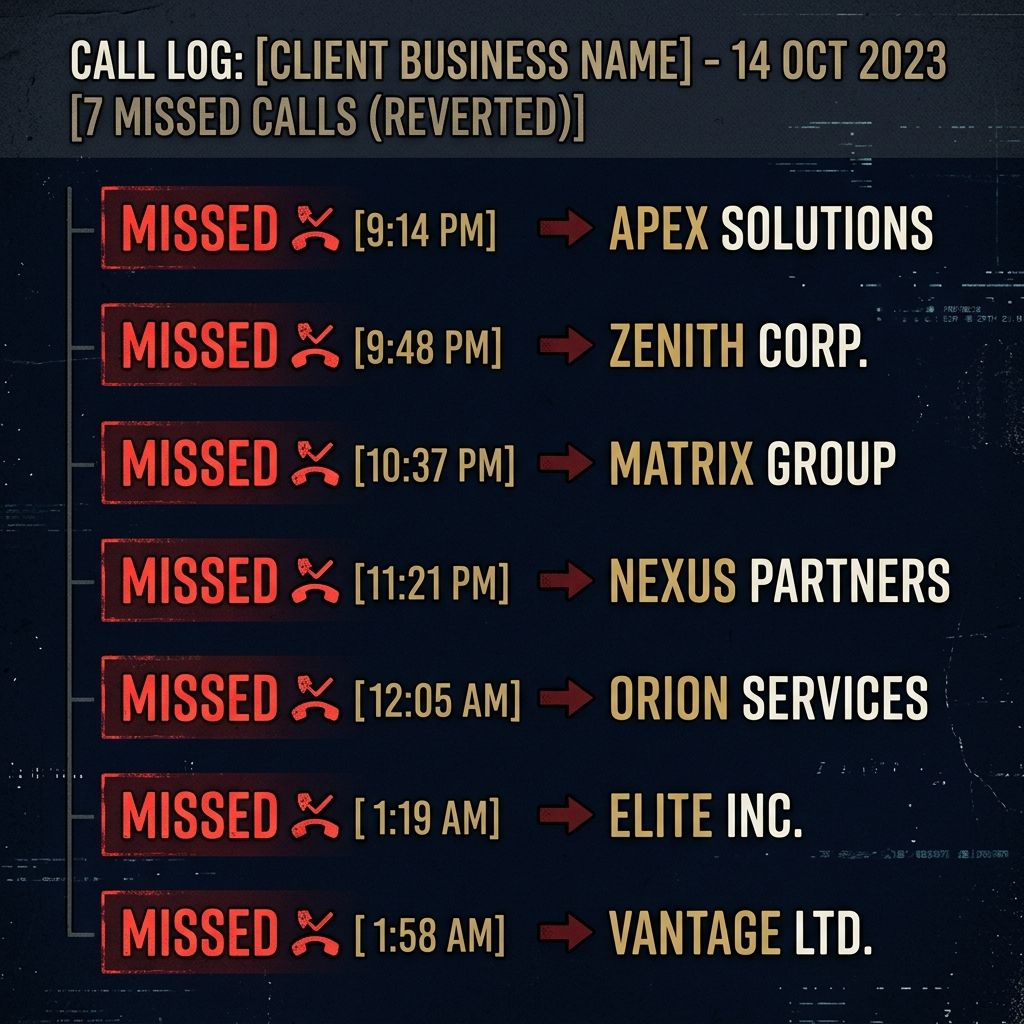 The Night Your Competitor Got 7 of Your Leads