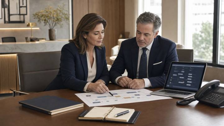 A professional-firm receptionist and operations principal map which customer interactions need human judgment and which defined intake steps can be handled by a connected system