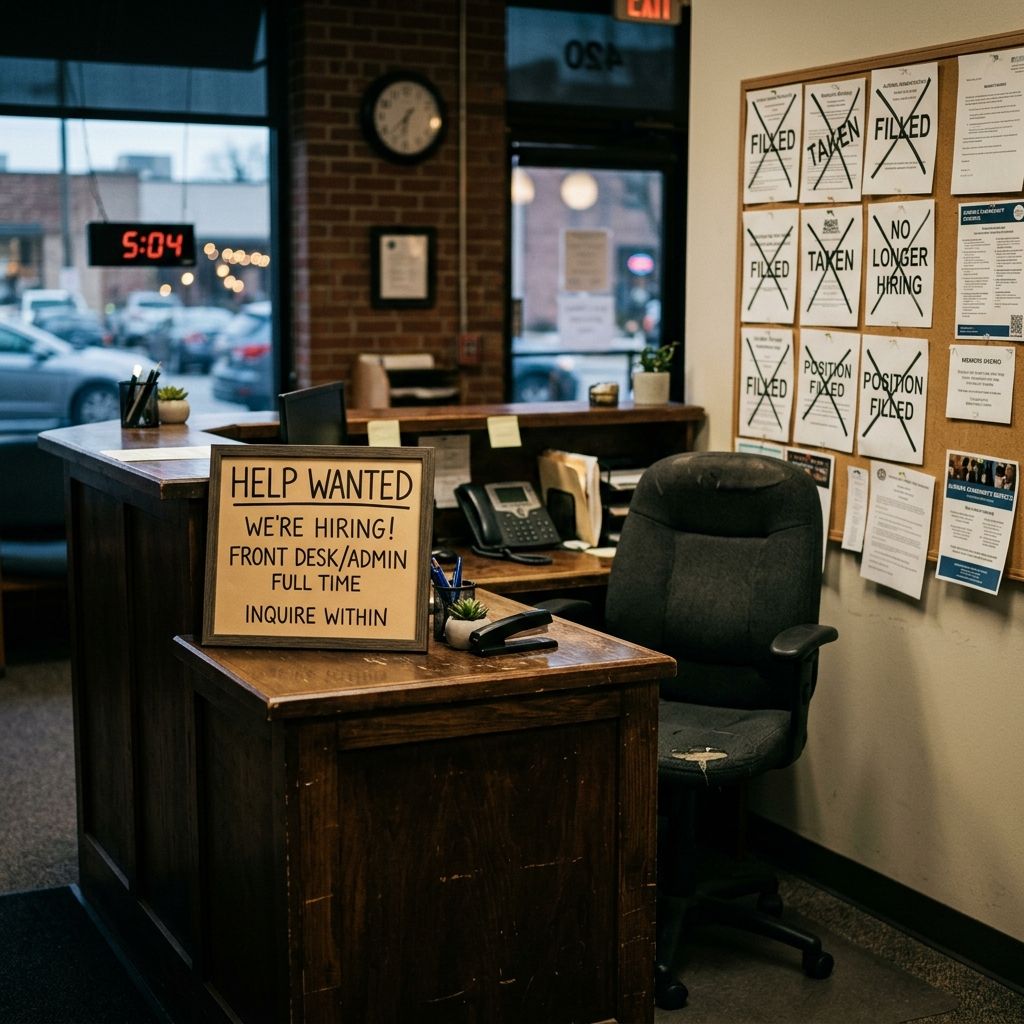 You Can't Hire Your Way Out of This: Why the Receptionist Labor Market Is Breaking Service Businesses