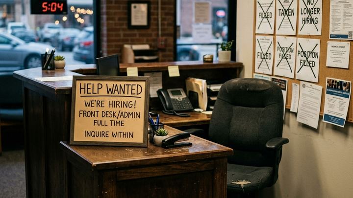 You Can't Hire Your Way Out of This: Why the Receptionist Labor Market Is Breaking Service Businesses