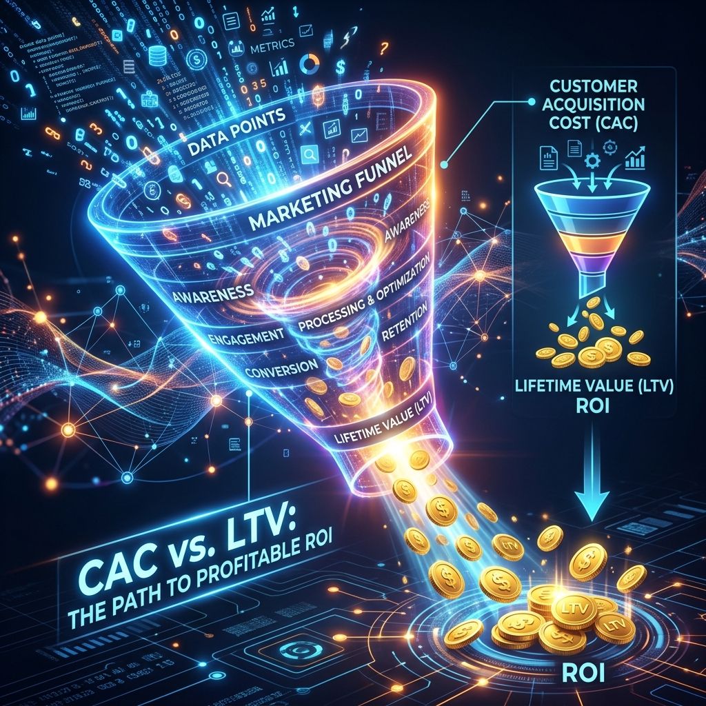 Hero image for service-business-marketing-roi-real-formula-cac-ltv