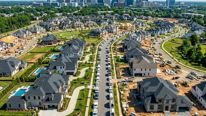 Charlotte's Service Business Boom and Intake Infrastructure - Cinematic Aerial Hero