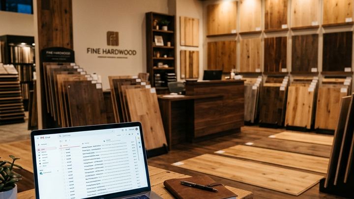 Flooring estimate follow-up workflow from site measure through installation-ready handoff