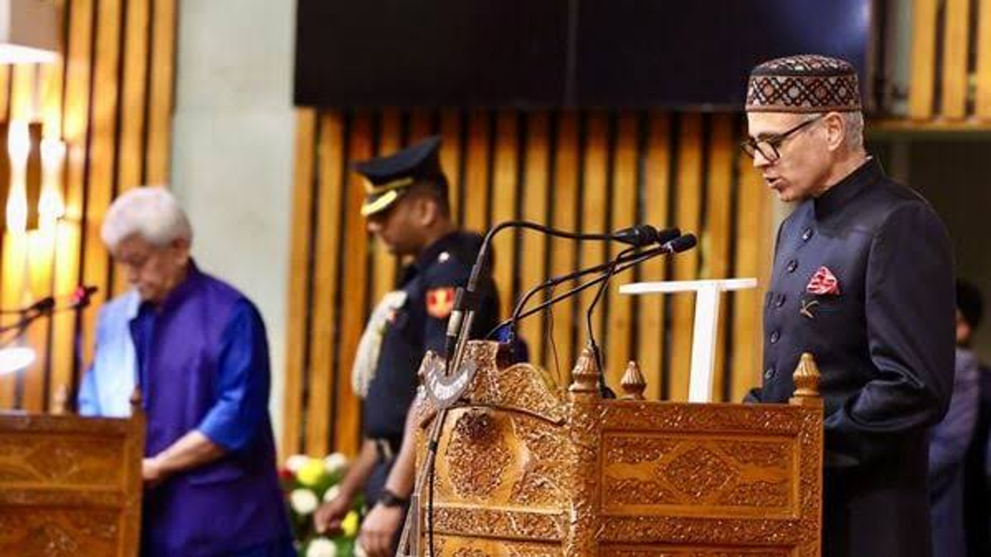 Omar Abdullah takes oath as CM