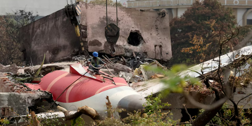 Unfolding of the Cataclysmic Airplane Crash: A Nation in Shock as Dreamliner Turns into a Descending Horror